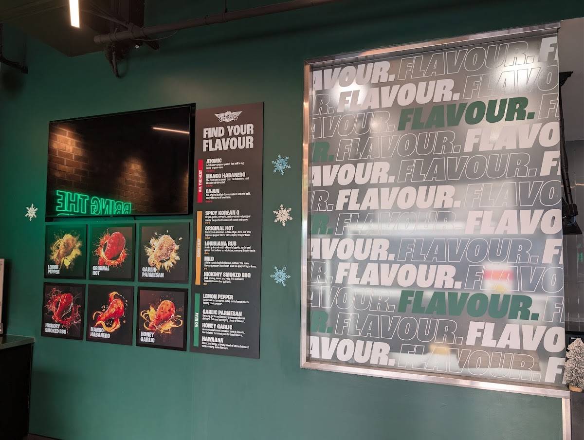 Wingstop меню