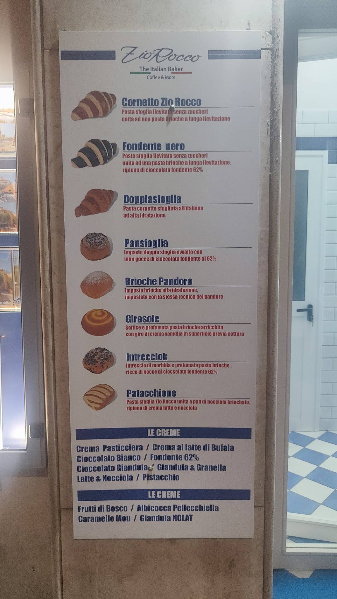 Zio Rocco Lab Store Roma меню