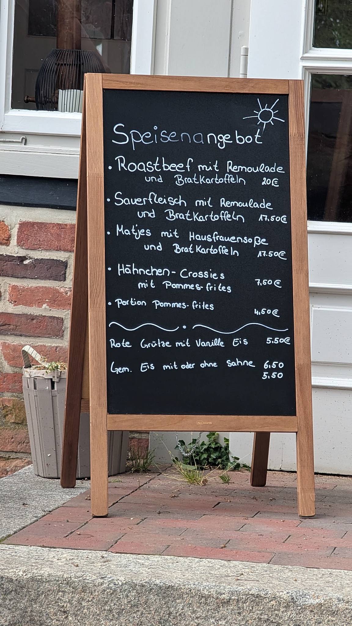 Restaurant und Café Prinzeninsel меню
