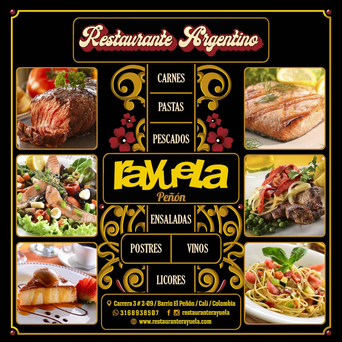Restaurante Rayuela меню