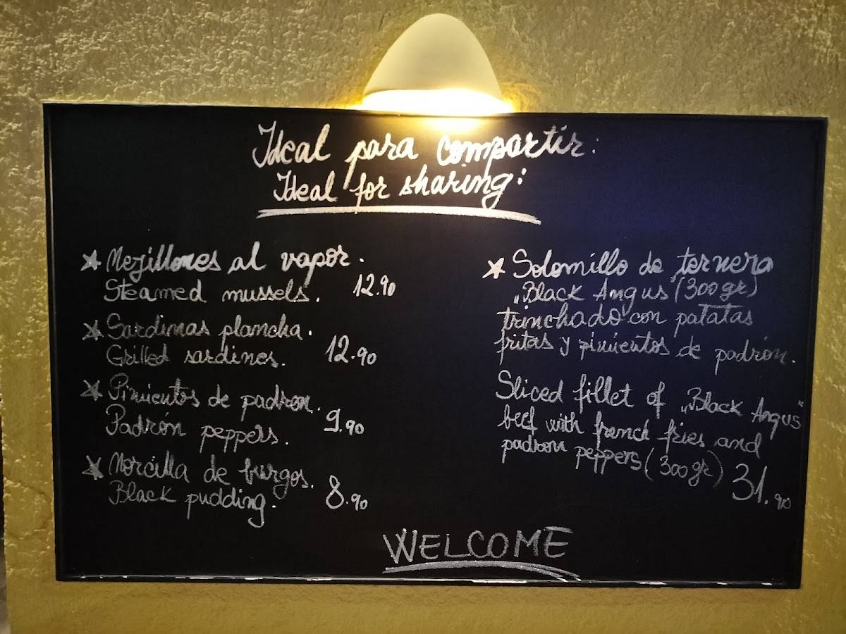 Restaurante Tavino меню