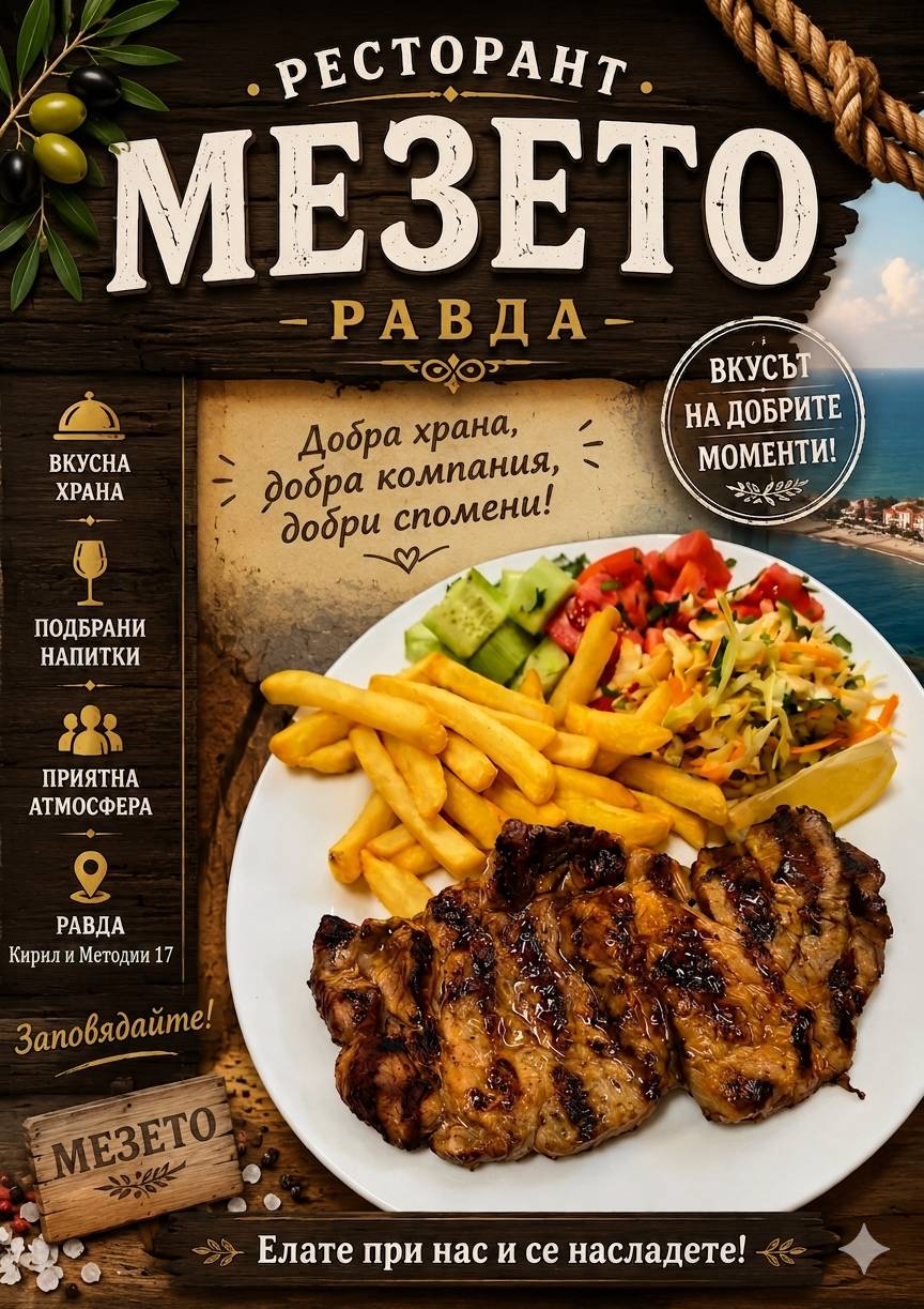 Ресторант Мезето меню