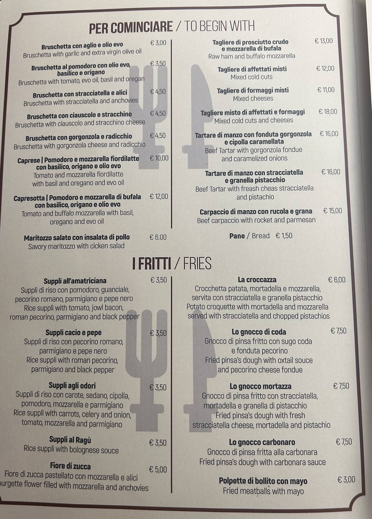 Ristorante Magno Roma меню