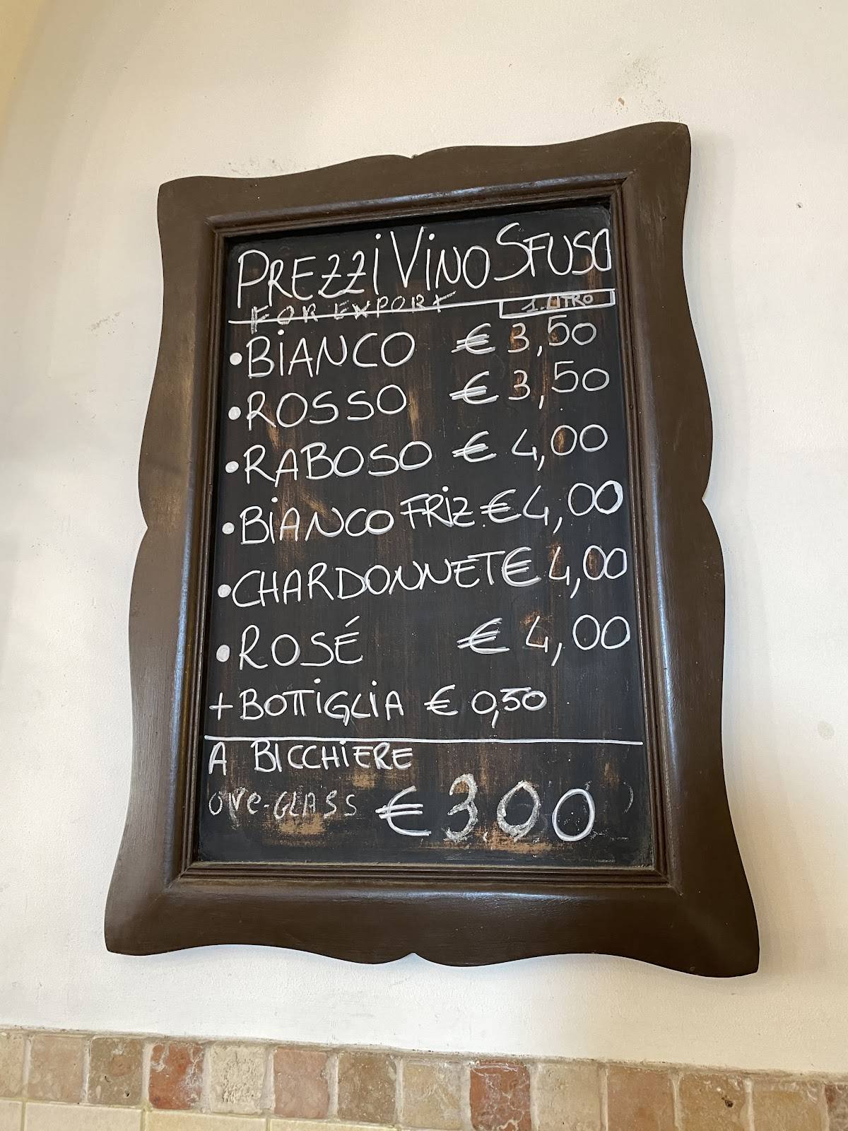 Ristorante Sandro меню