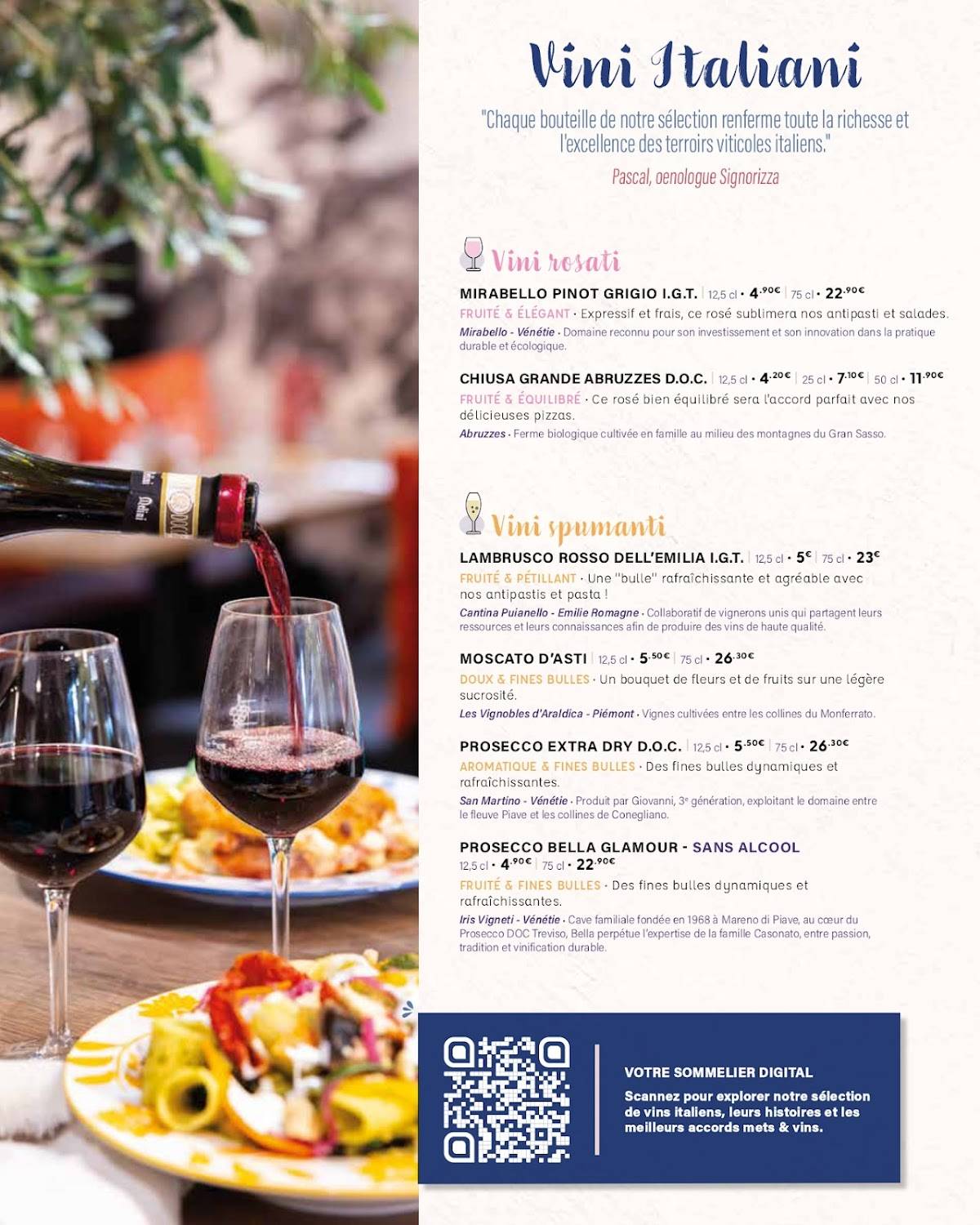 Signorizza Rivesaltes меню