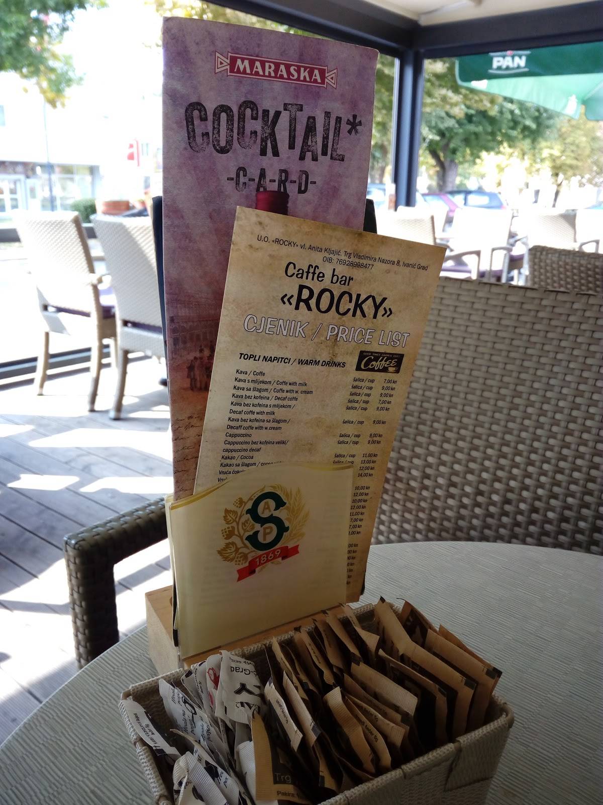 Rocky меню
