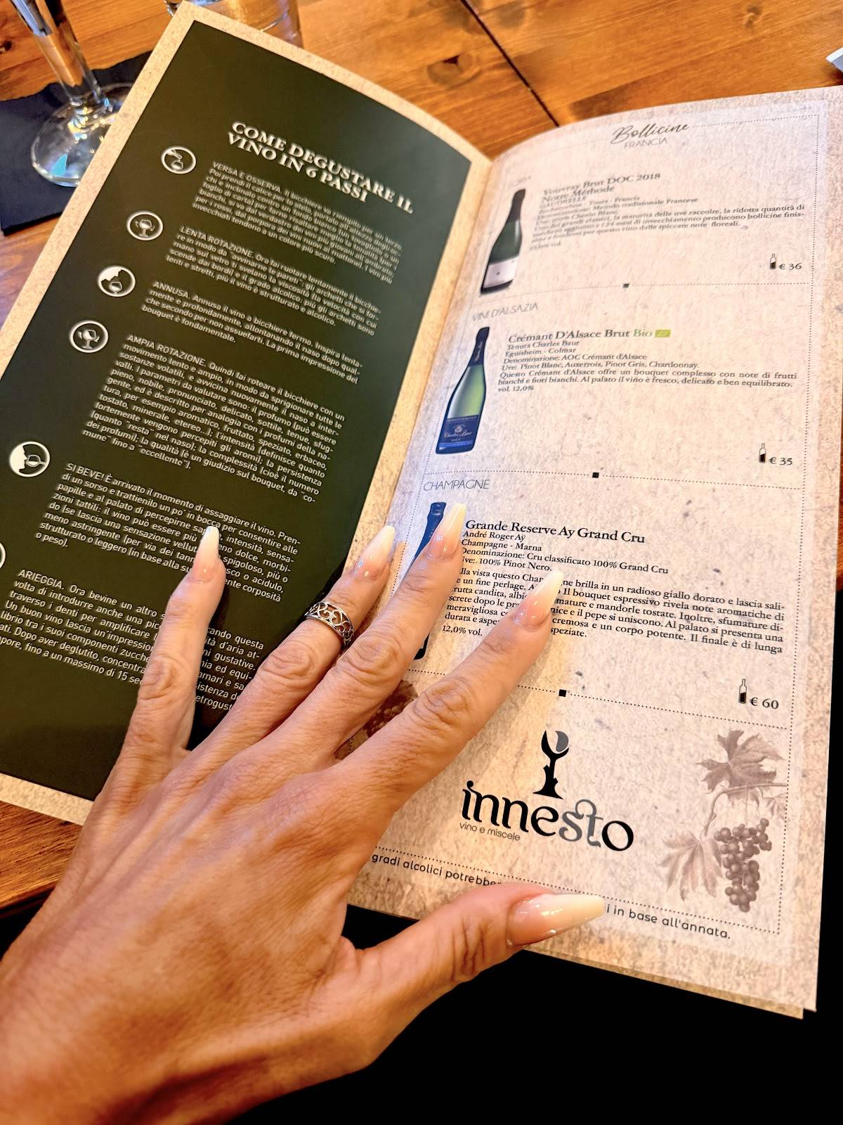 Innesto меню