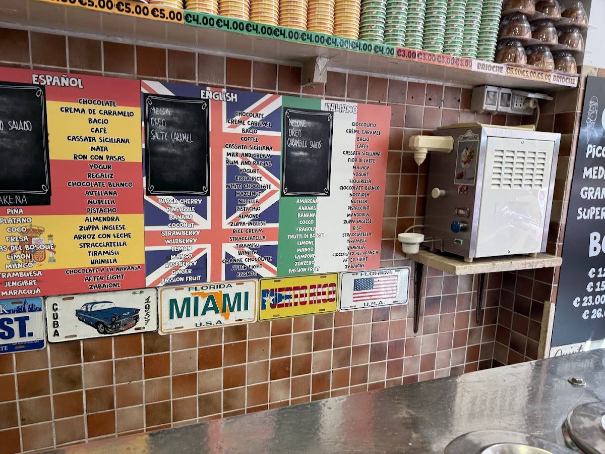Quinto Gelateria меню