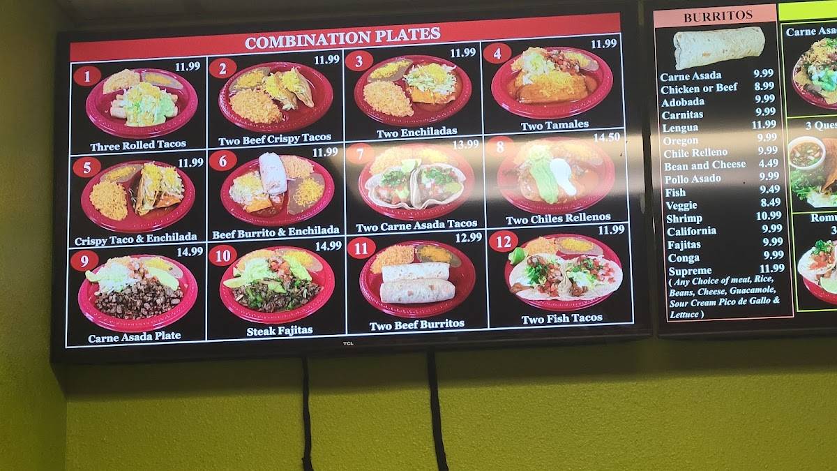 Romulo’s Mexican Grill меню