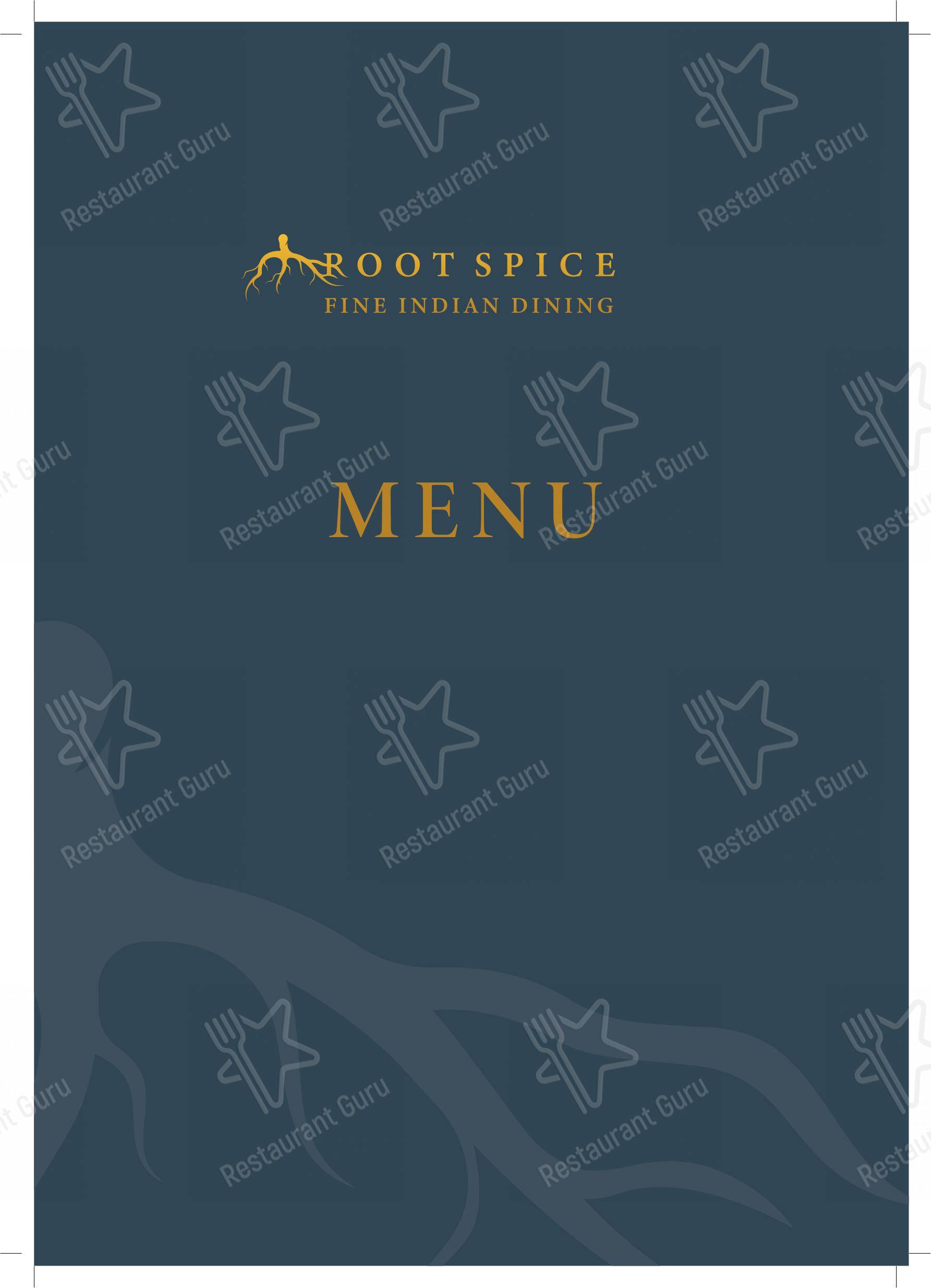 Меню ресторана Root Spice - Детское