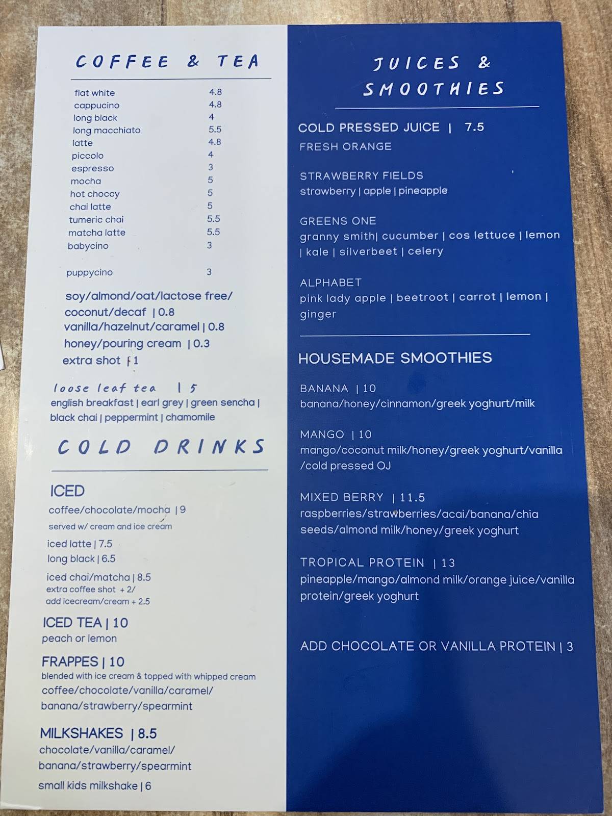 Rowdy’s Cafe Rockingham меню
