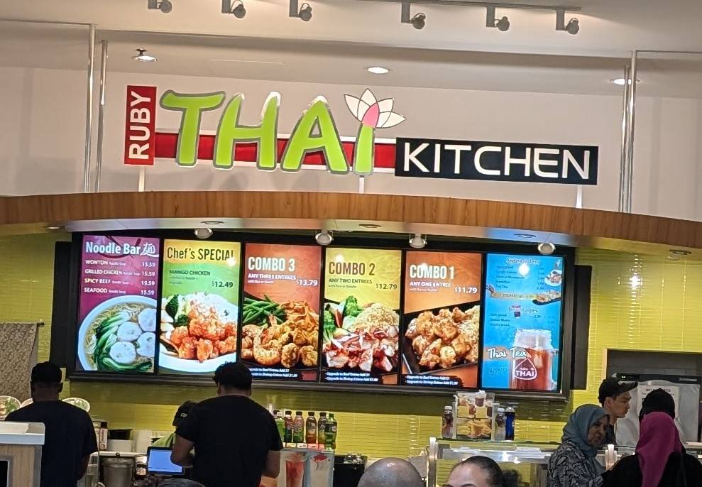 Ruby Thai Kitchen меню