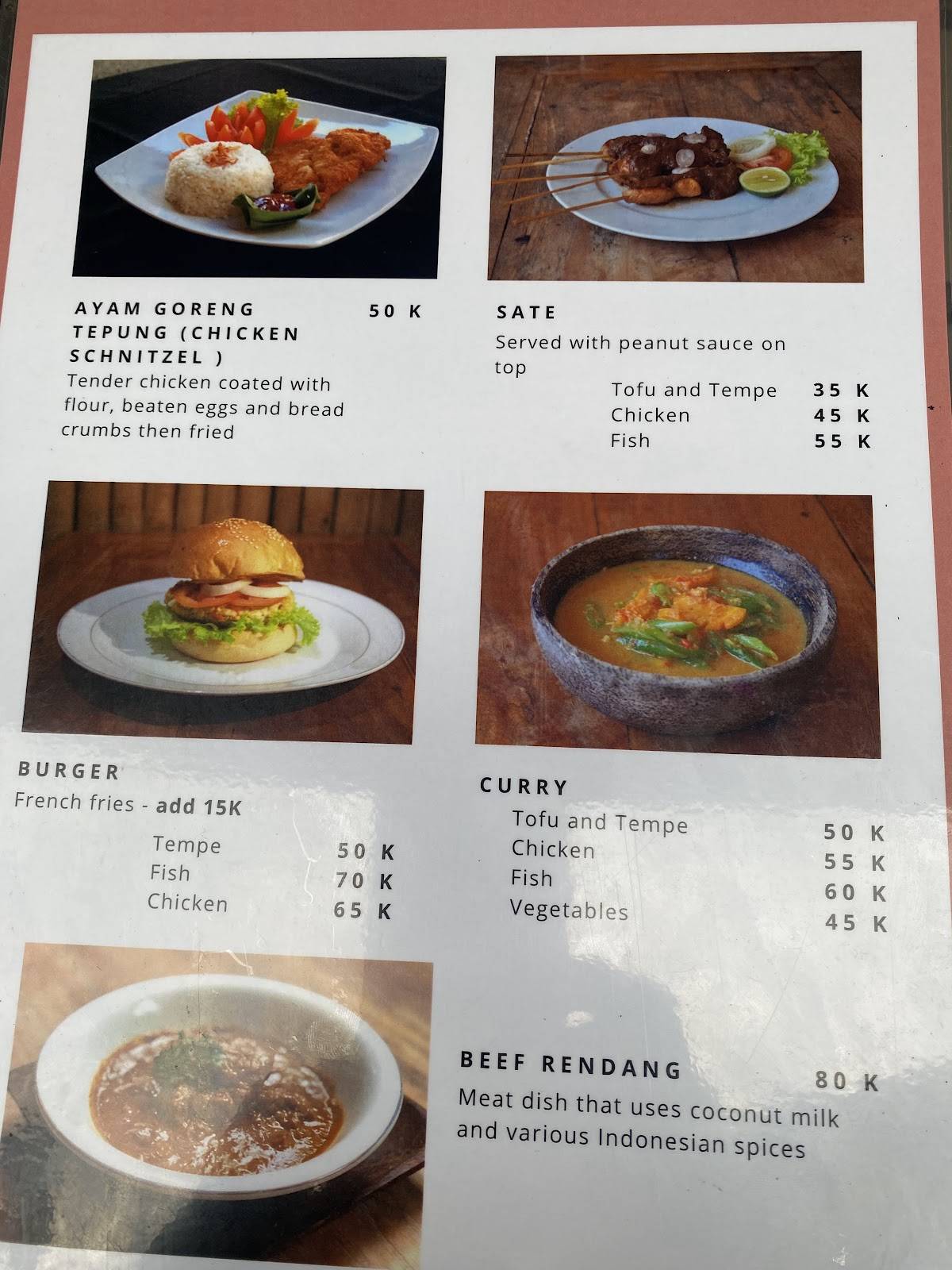 Run's Warung меню
