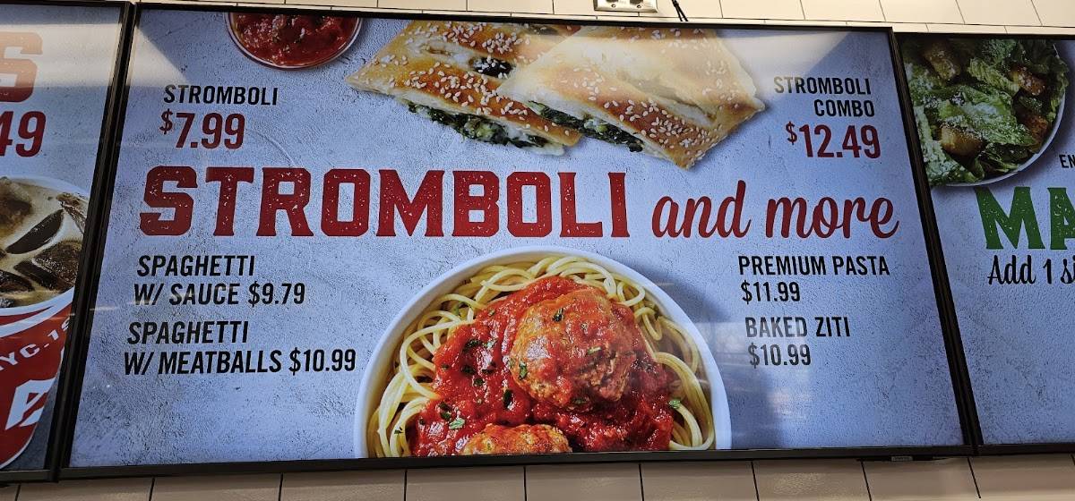 SBARRO меню