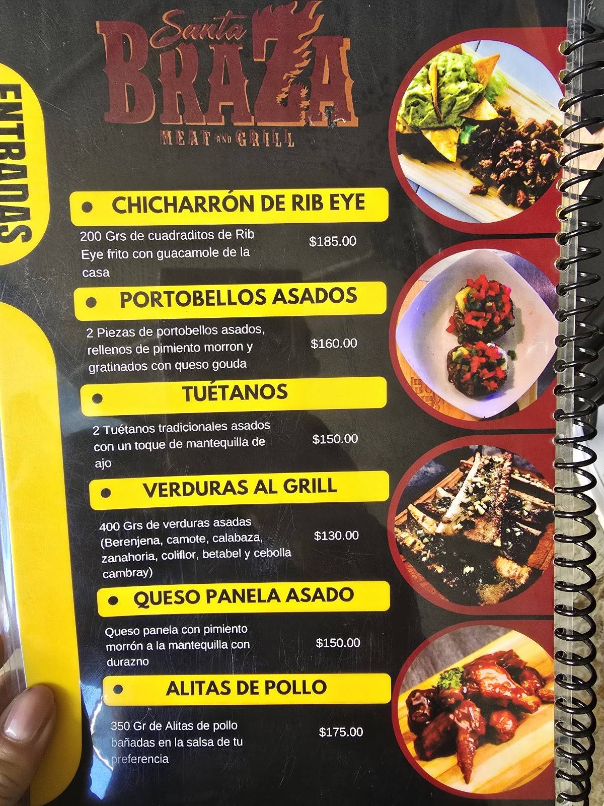Santa Braza меню