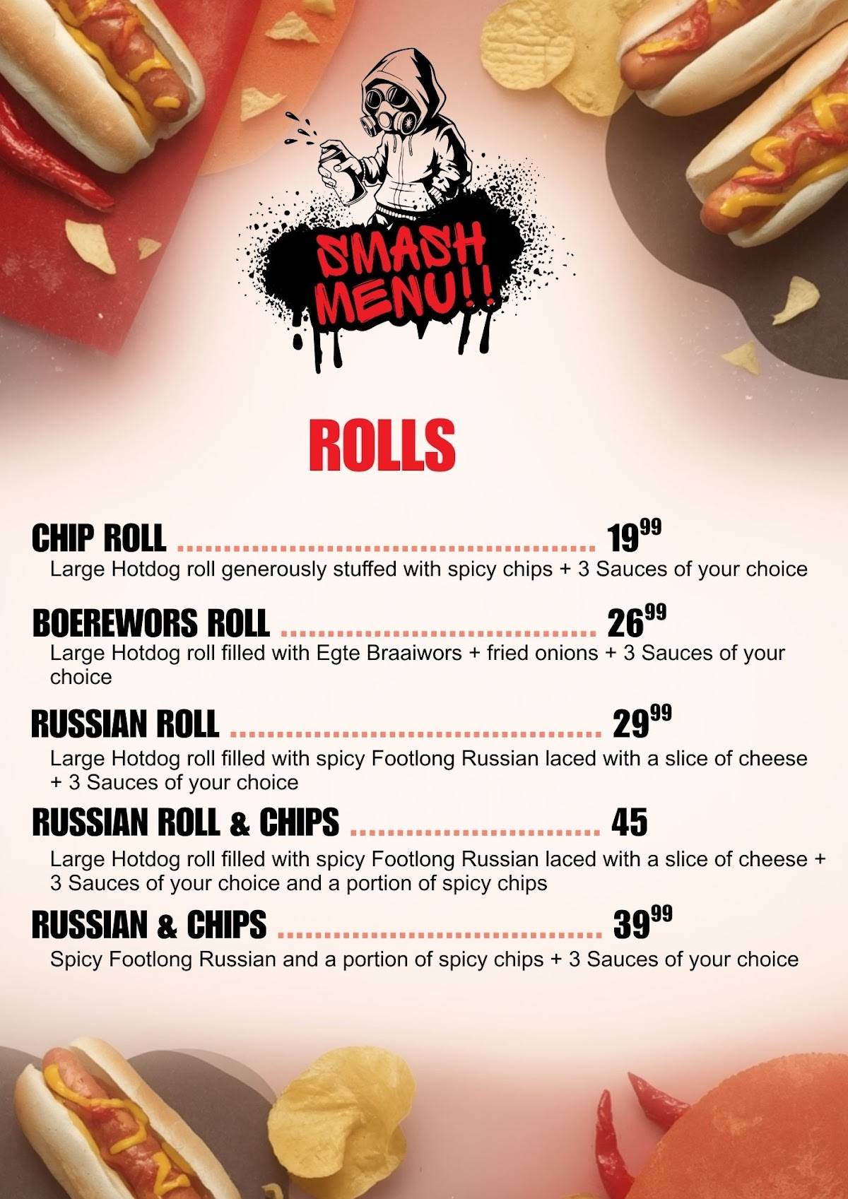 Smash Street Eats меню