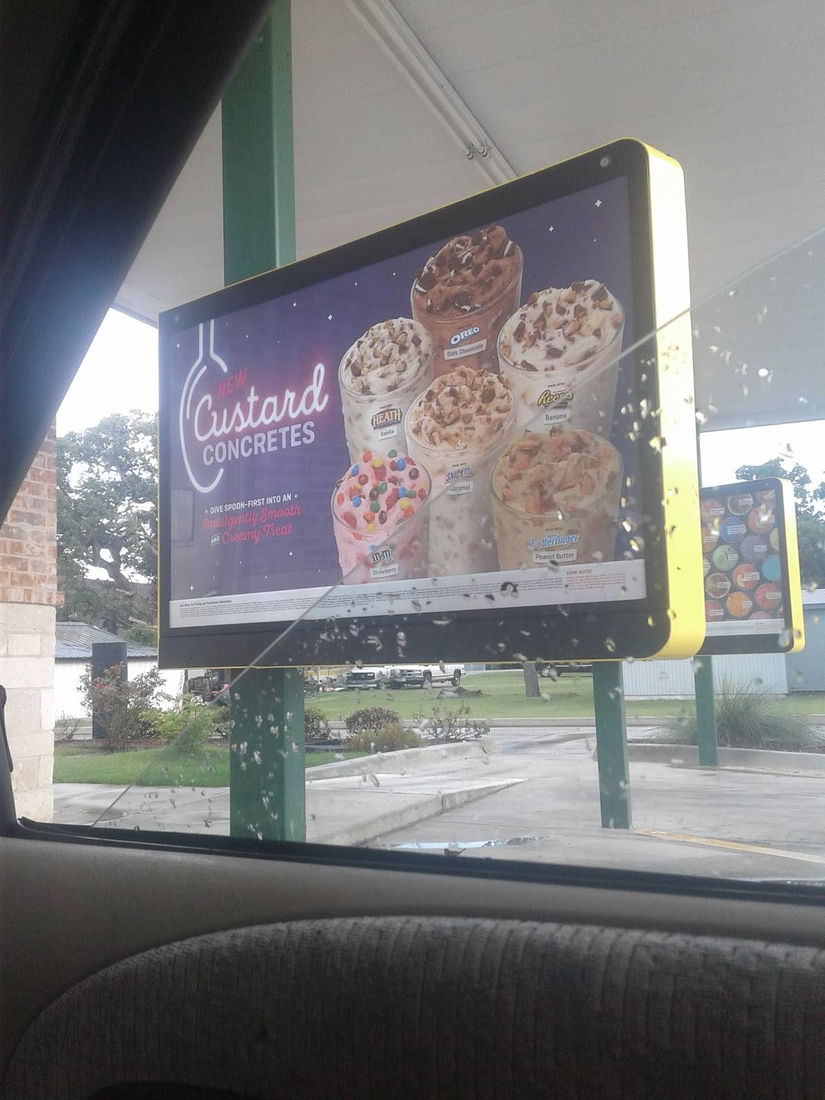 Sonic Drive-In меню