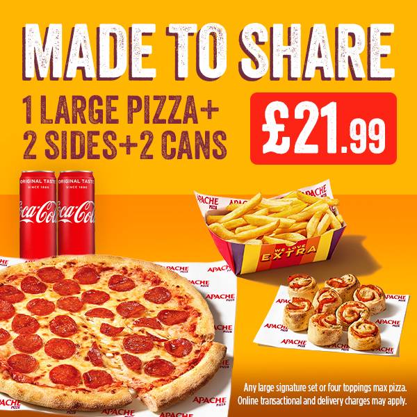 Apache Pizza Strabane меню