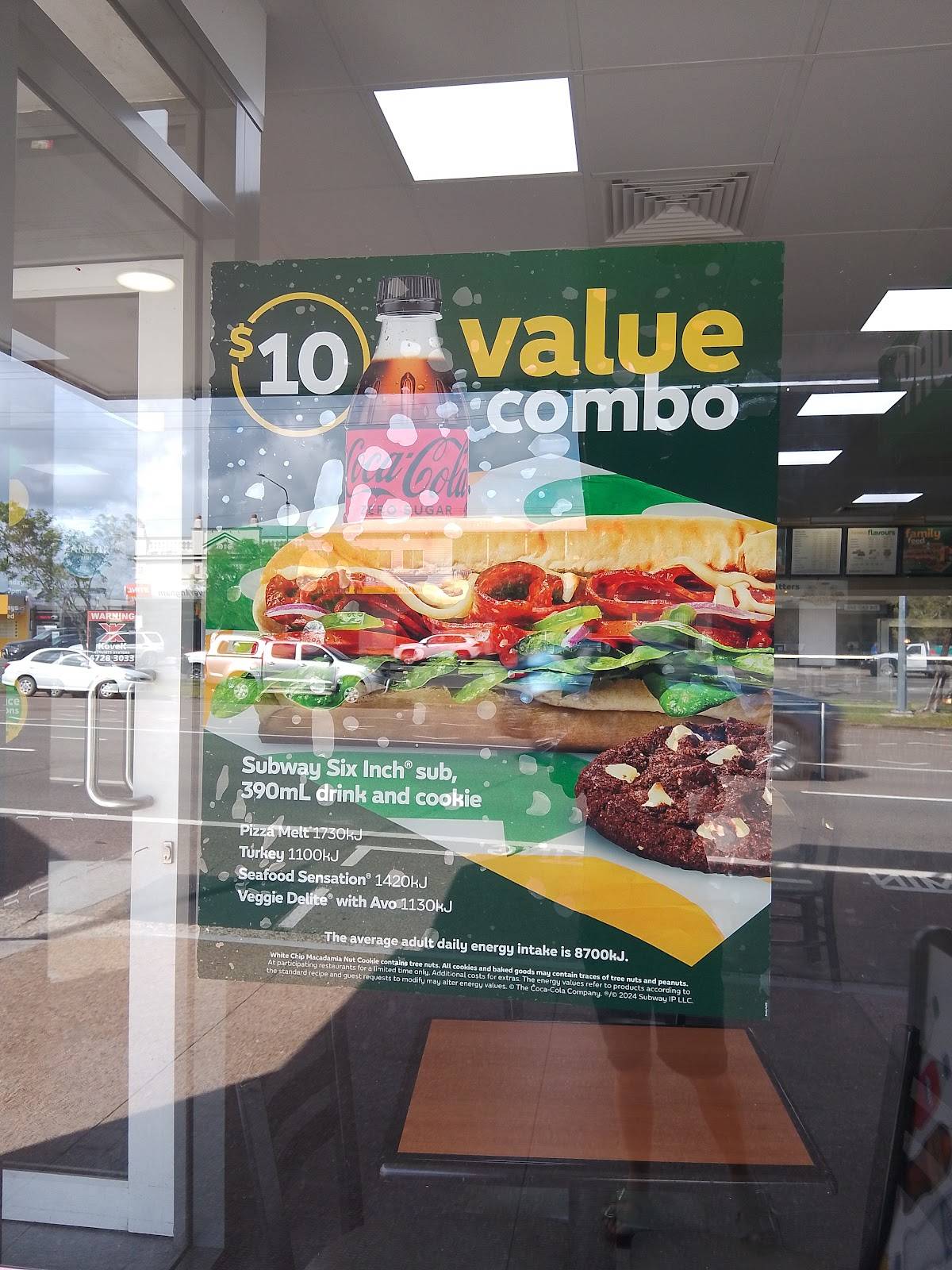 Subway меню