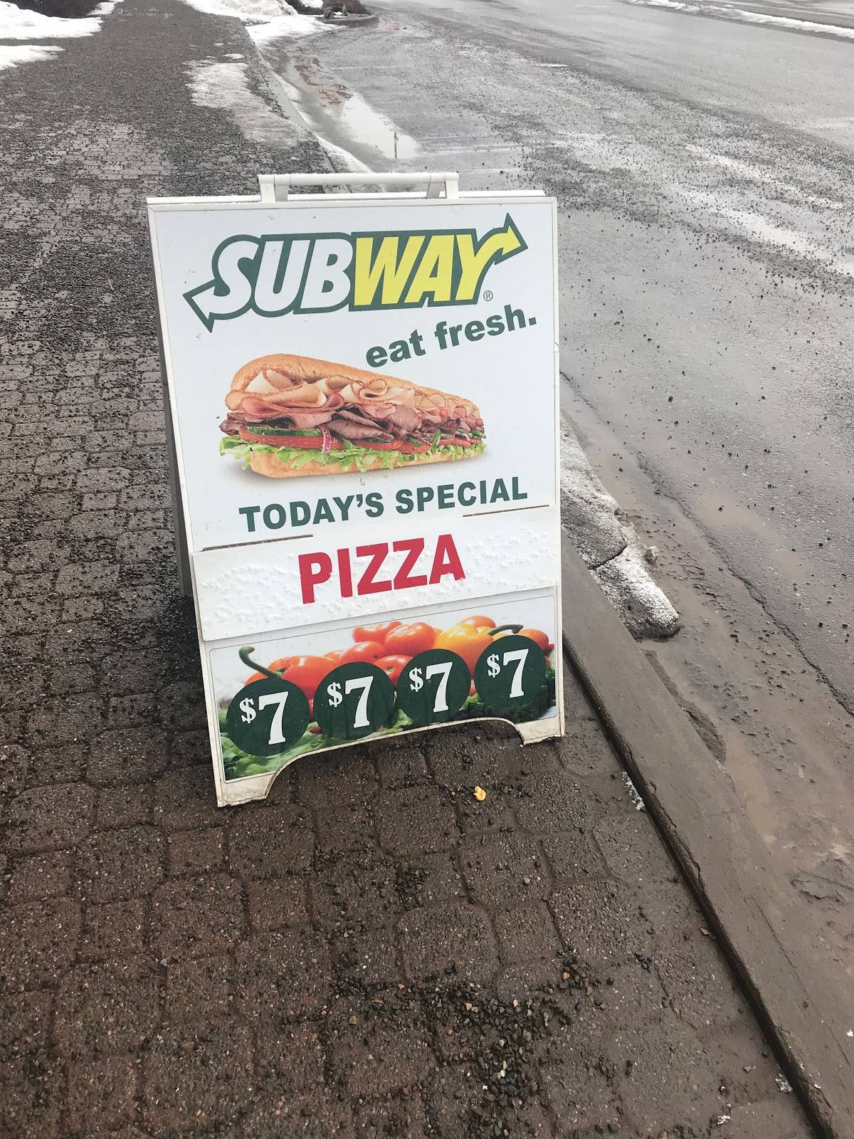 Subway меню