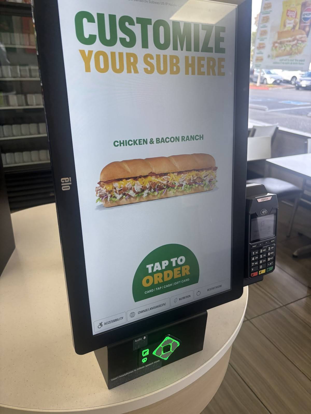 Subway меню