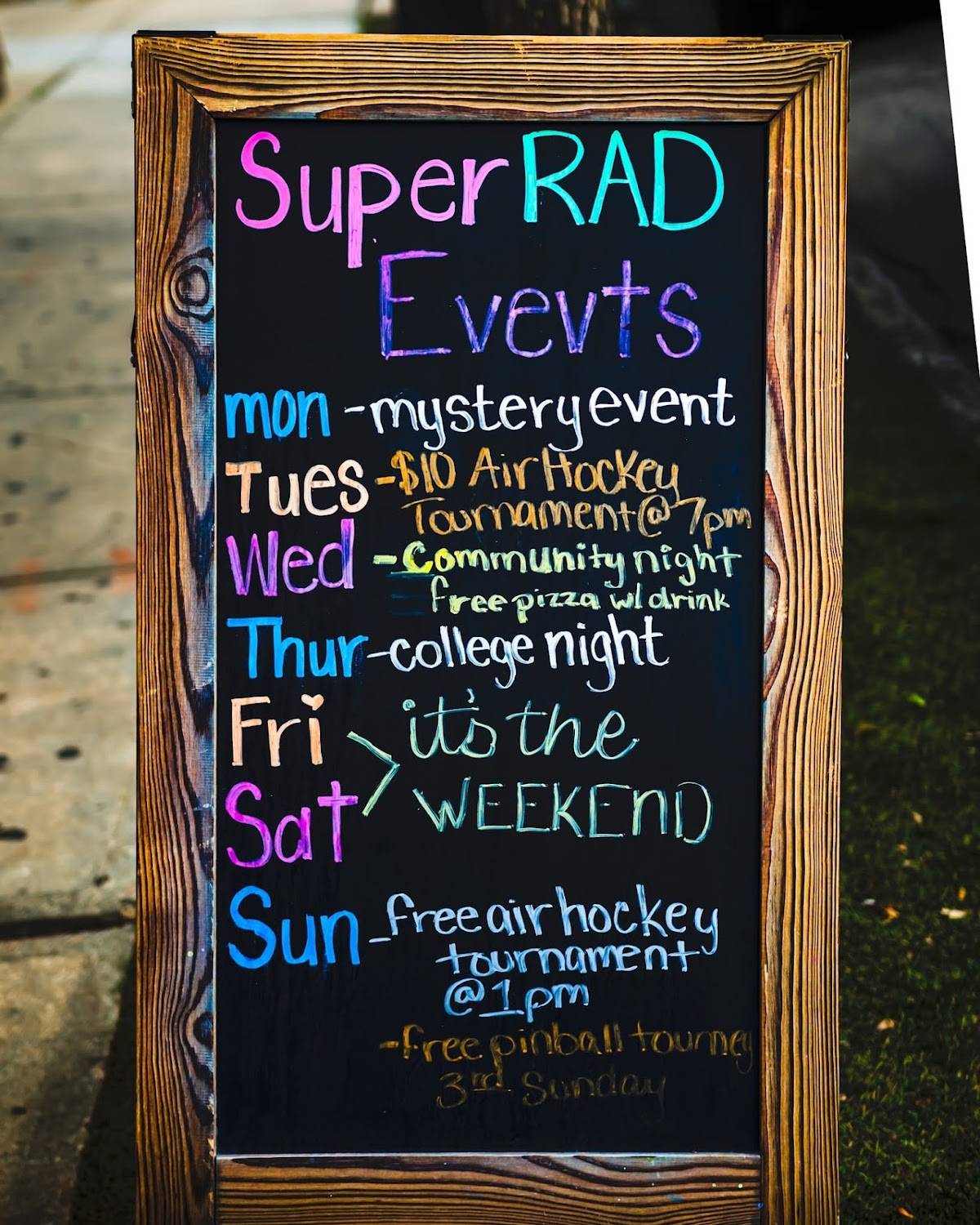 Super Rad Retro Lounge - Arcade Bar меню