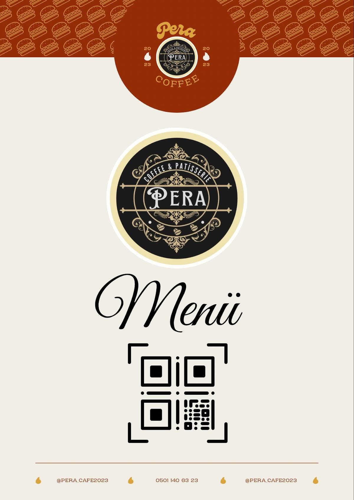Pera Cafe меню