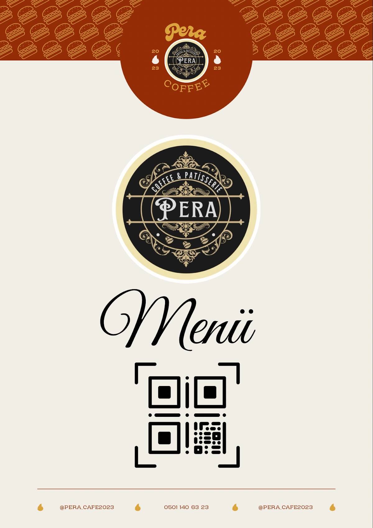 Pera Cafe меню