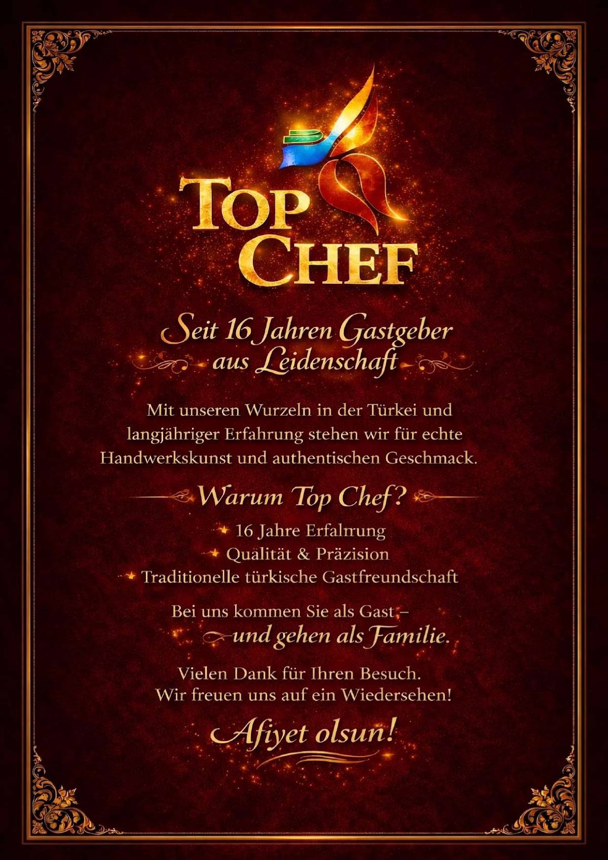 TOP CHEF RESTAURANT PASSAU меню