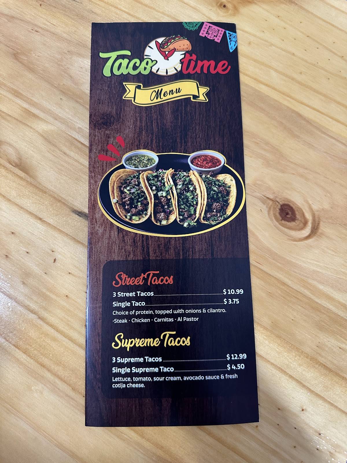Taco Time Port Richey меню
