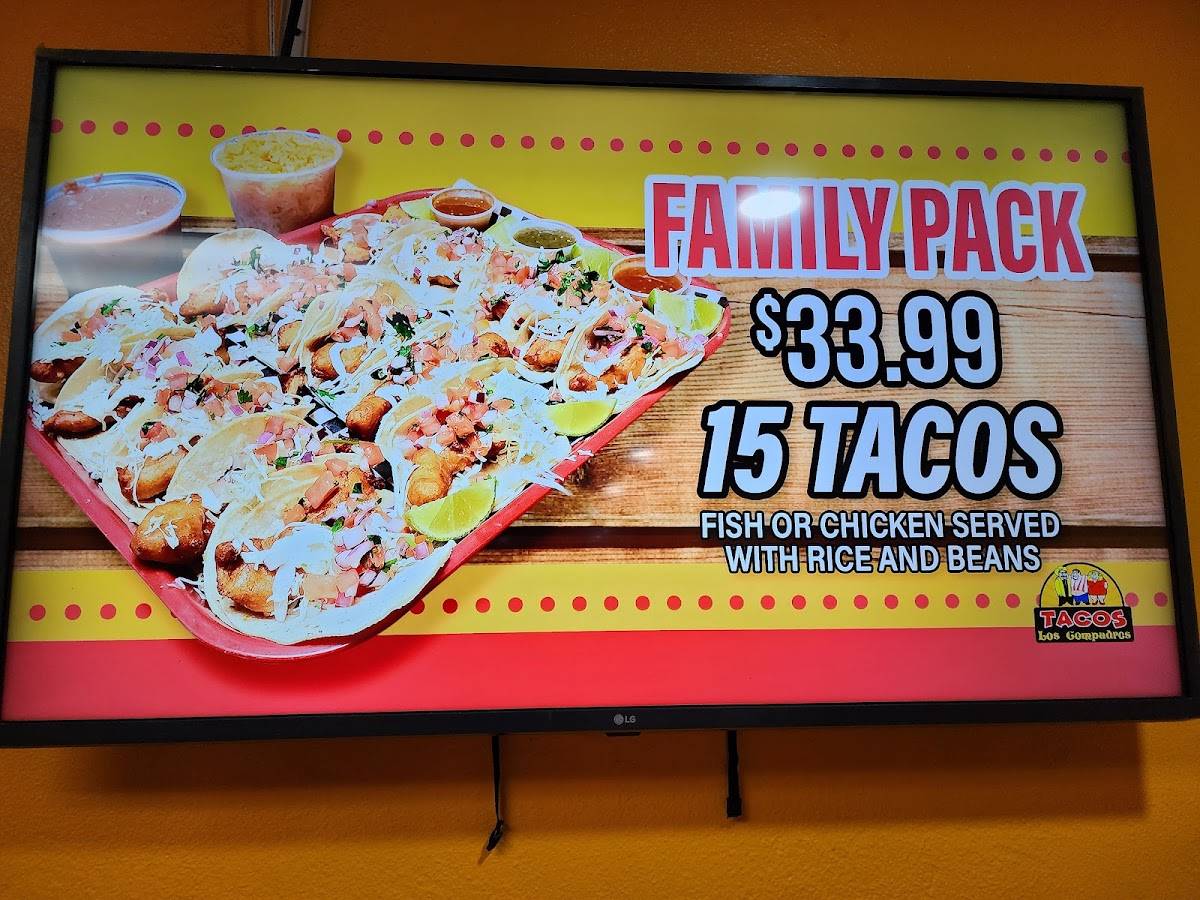 Tacos Los Compadres меню