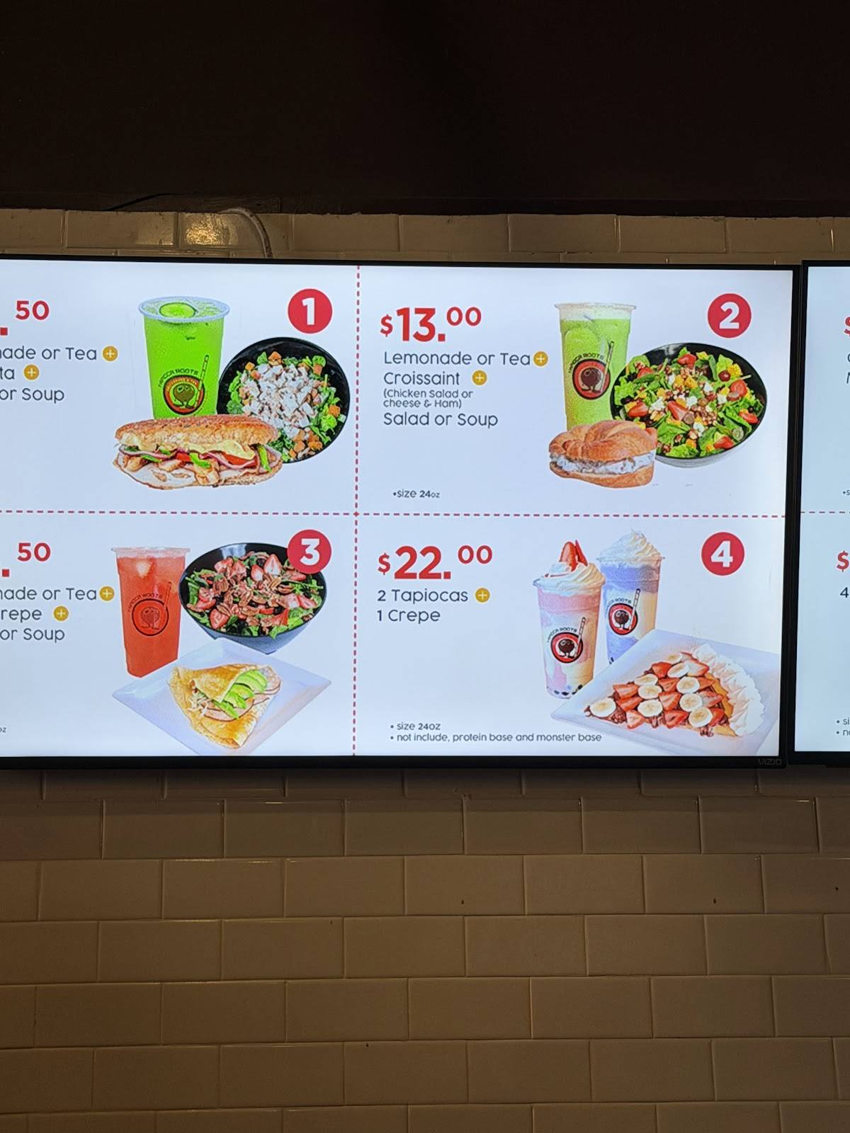 Tapioca Rush меню