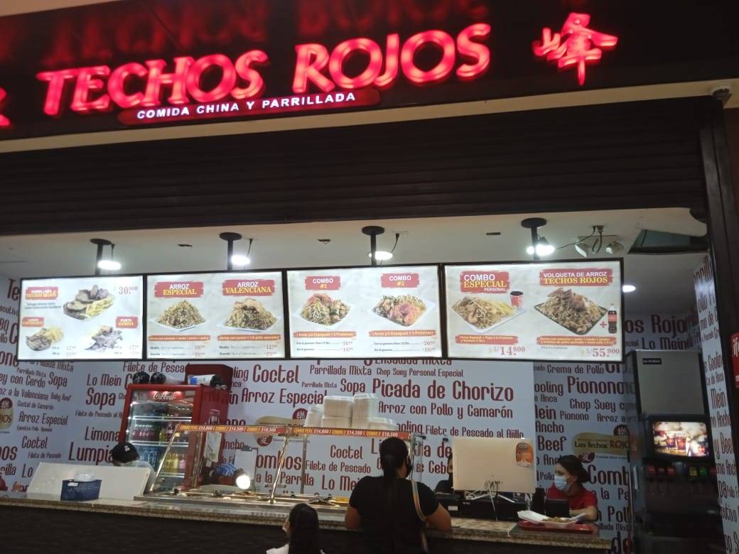 Techos Rojos CC Carnaval меню