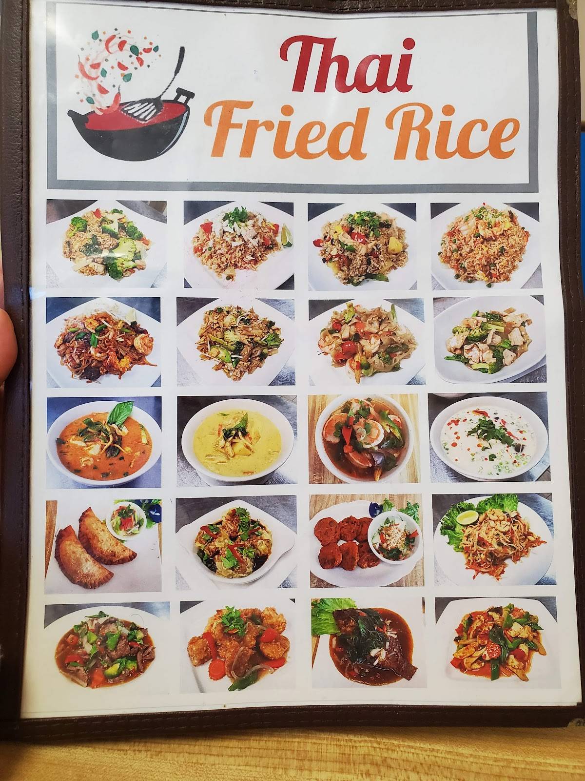 Thai Fried Rice меню