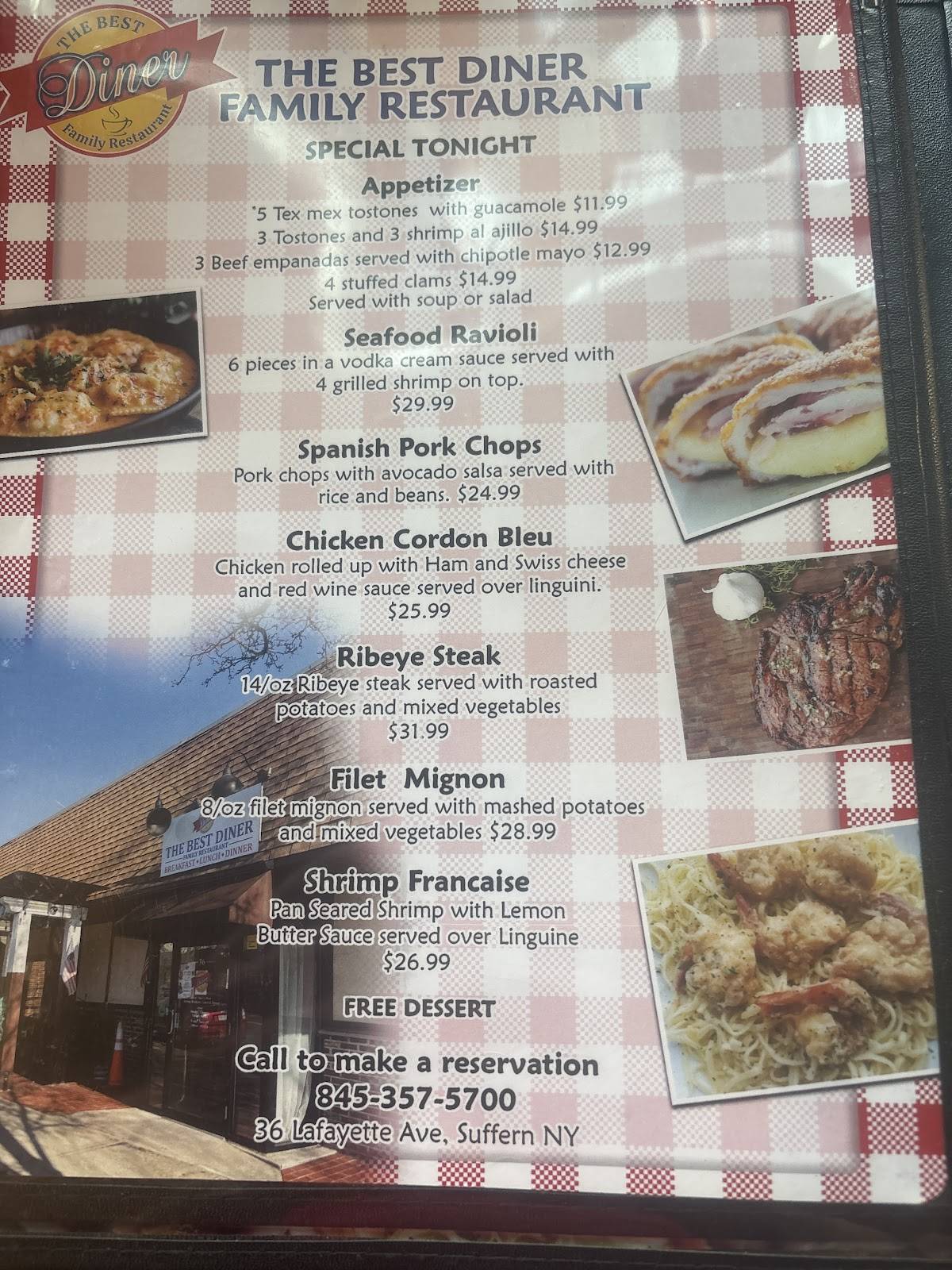 The Best Diner - Family Restaurant меню