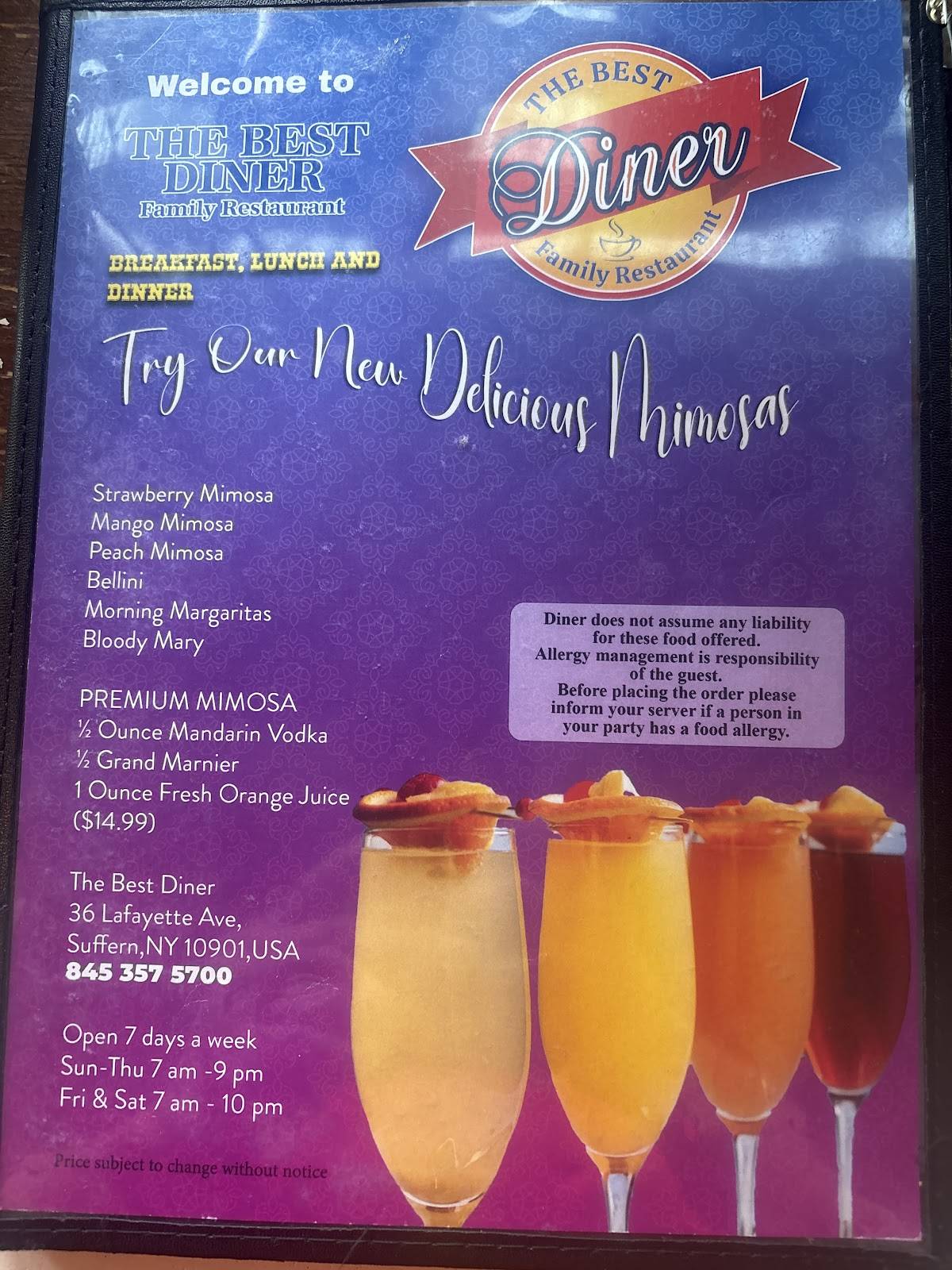 The Best Diner - Family Restaurant меню