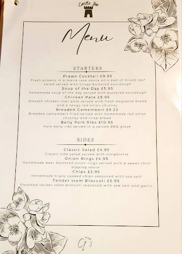 The Castle Inn Country Pub меню