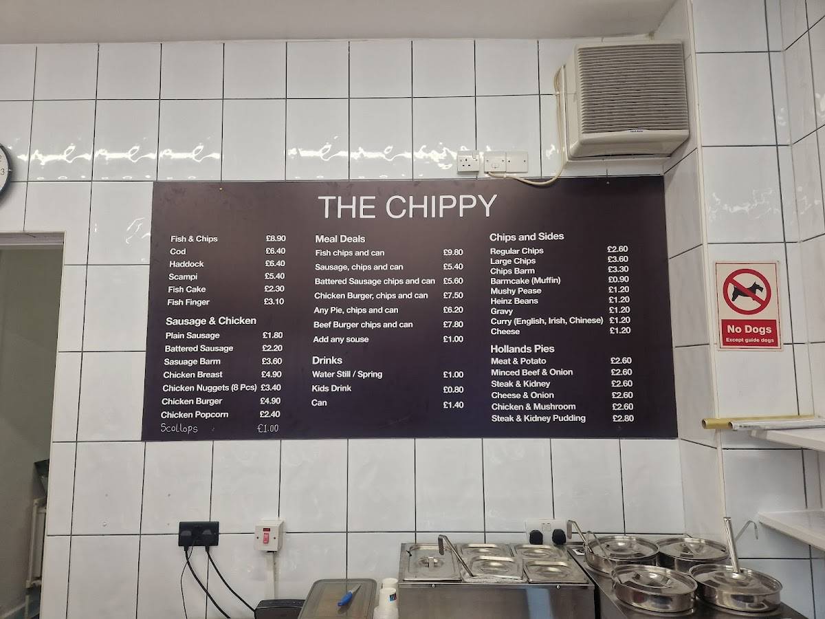 The Chippy меню