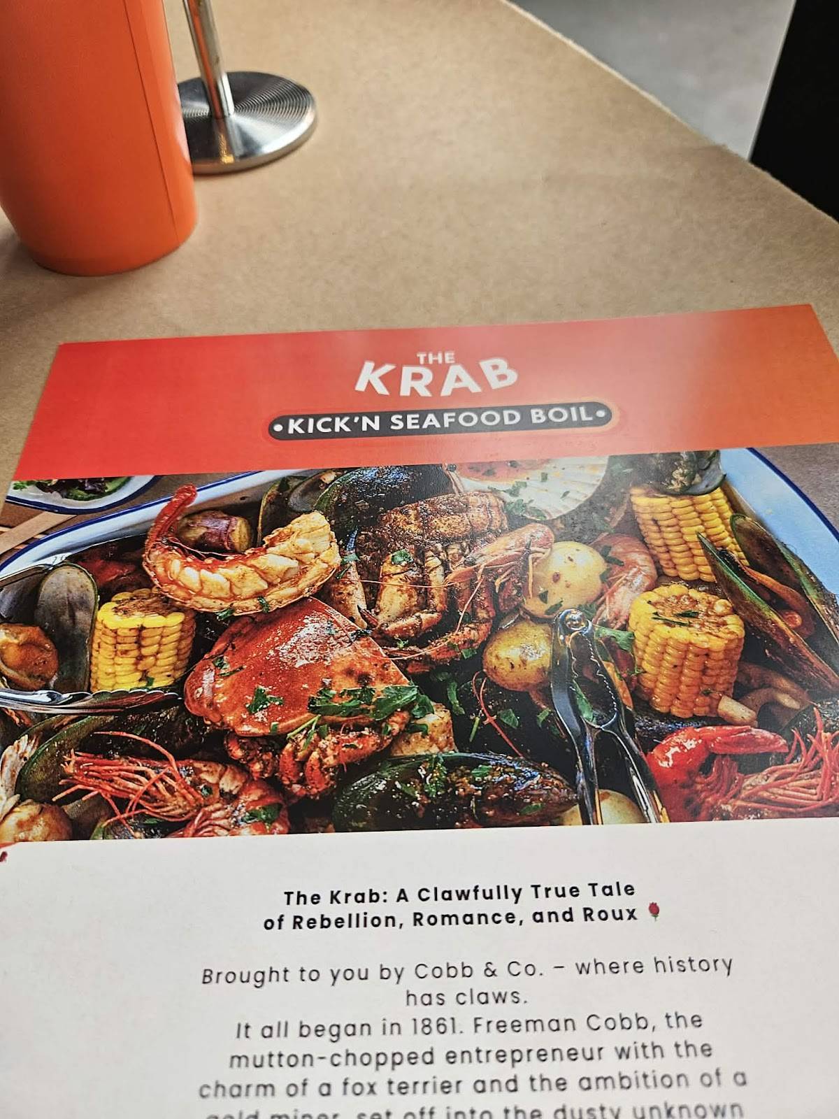 The Krab Rotorua меню