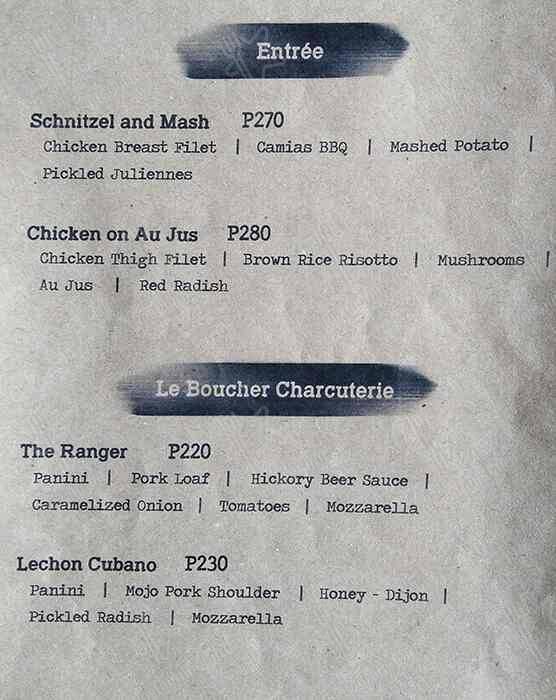 The Rest In Plates меню
