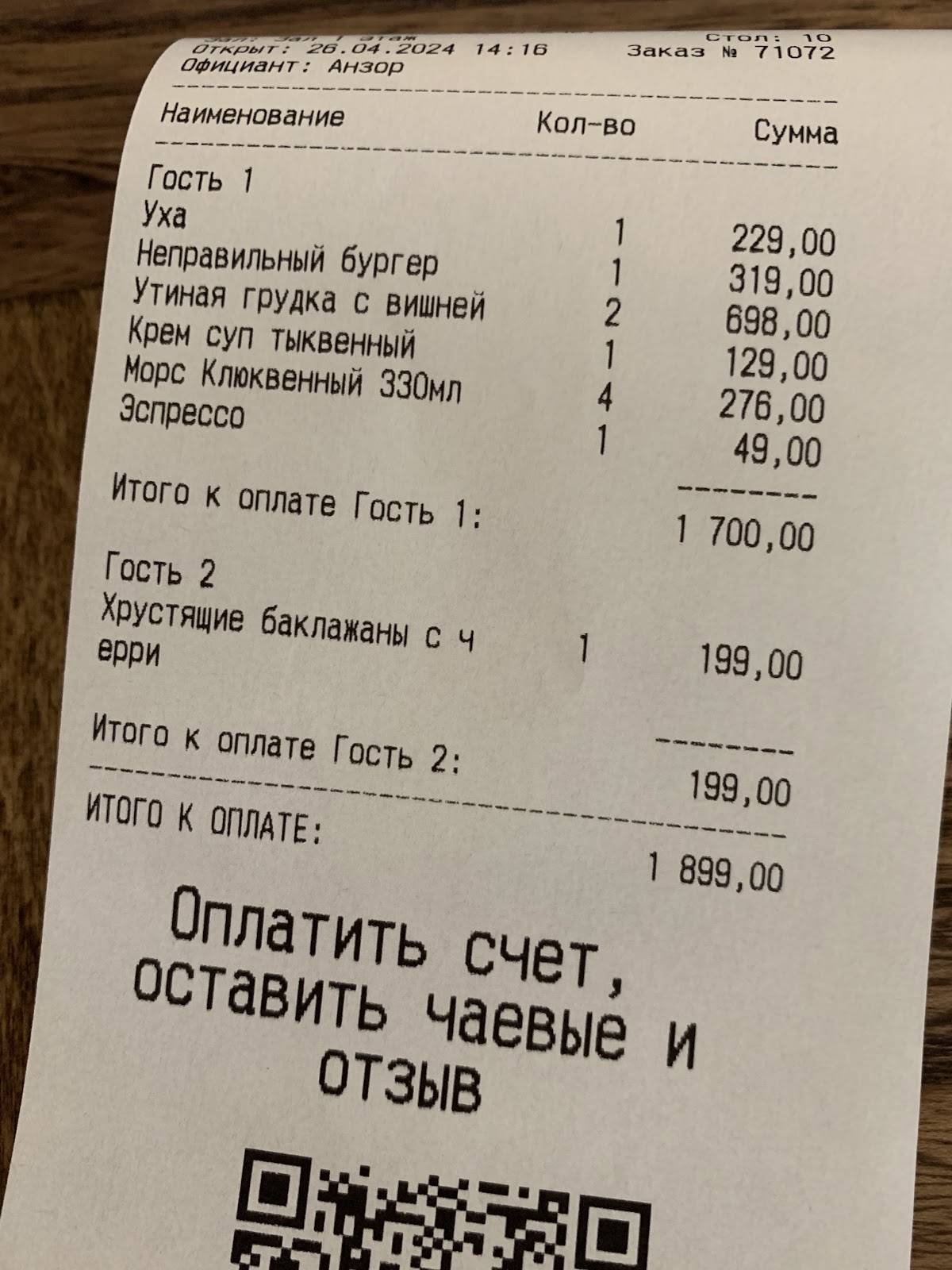 Цех этого города меню
