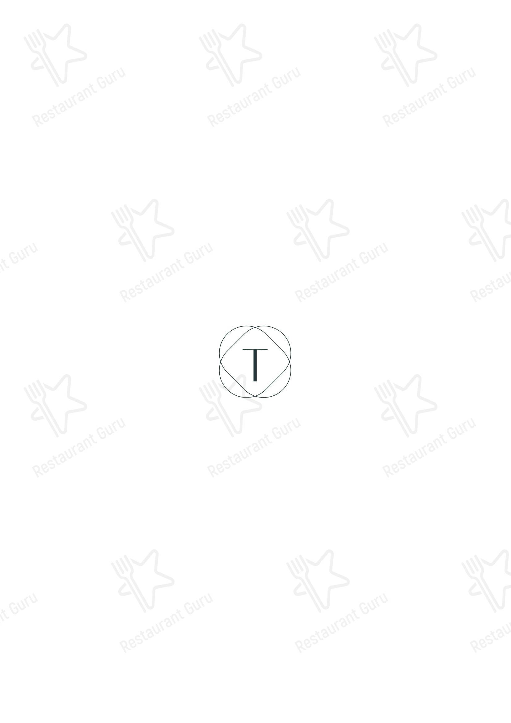 Thomas в Кардифф - At Home Catering Menu