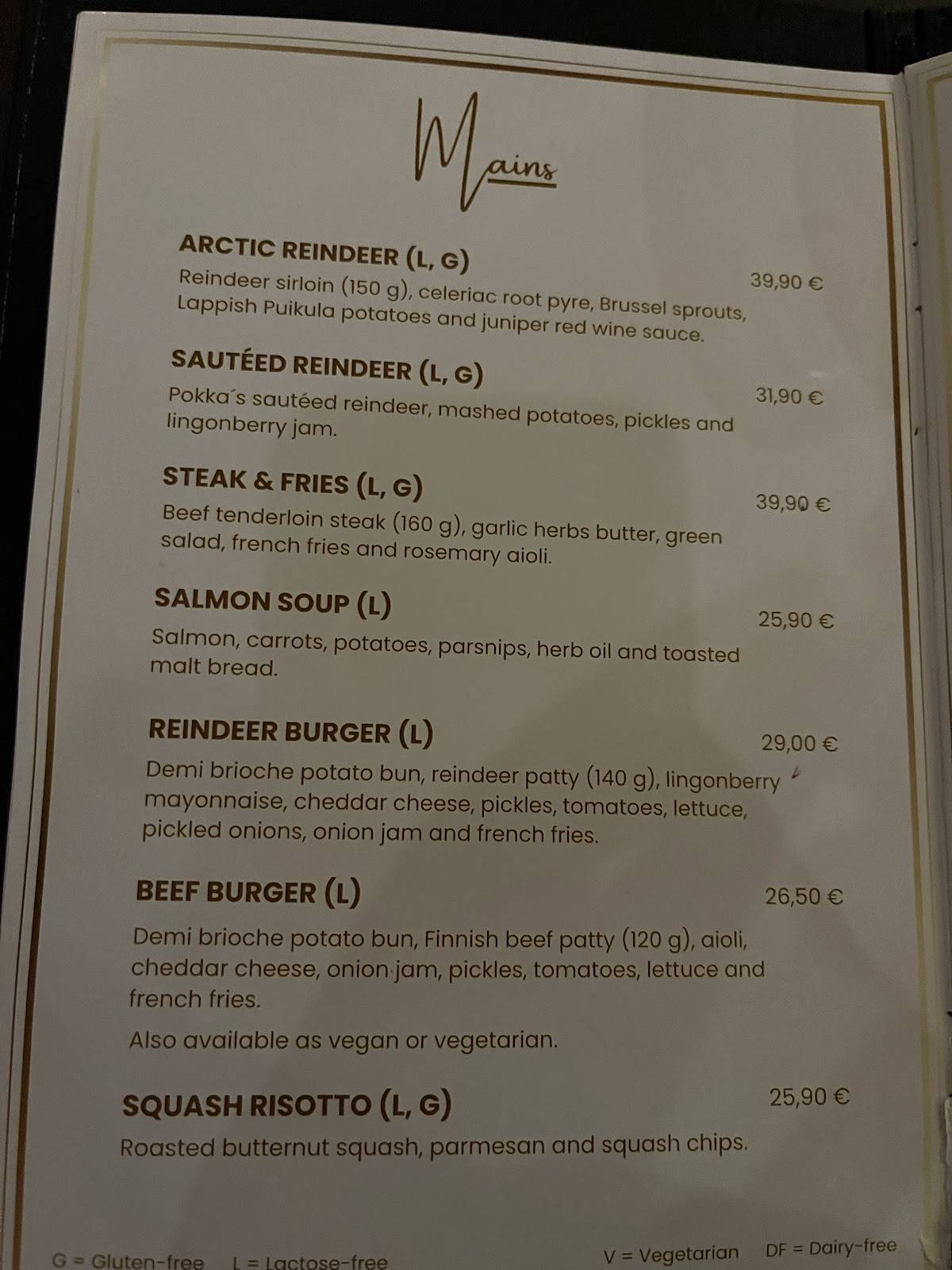 Three Elves Restaurant & Lobby Bar меню
