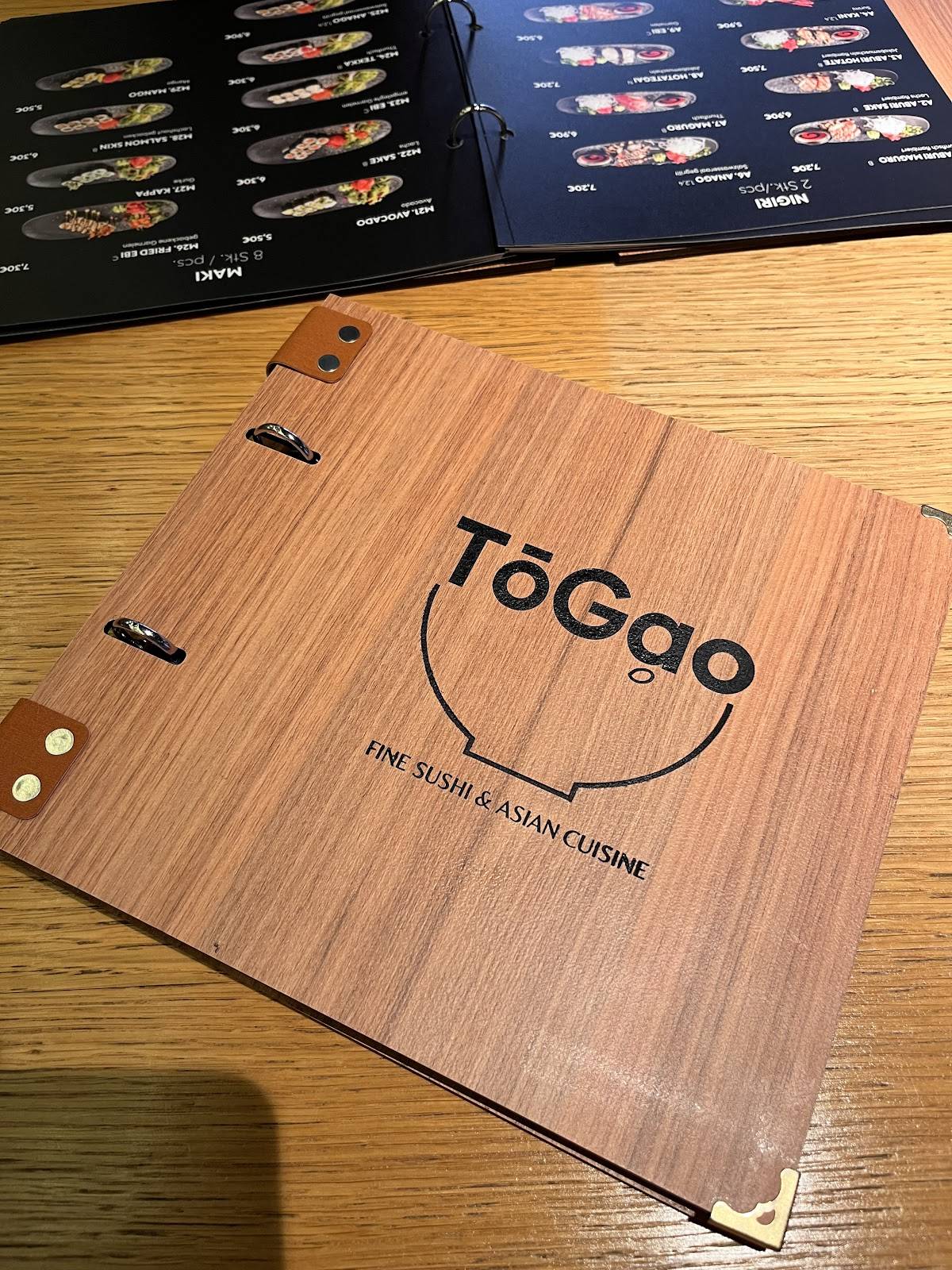 Togao Rendsburg меню