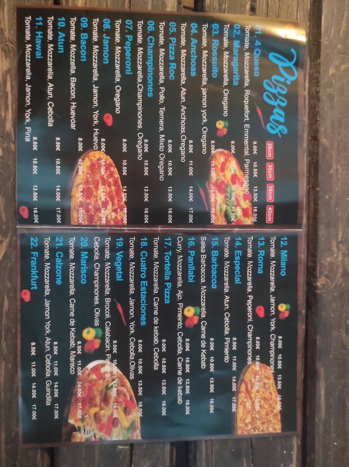 Tortellà Pizza Kebab (Cafe Roc) меню