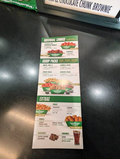 Wingstop меню