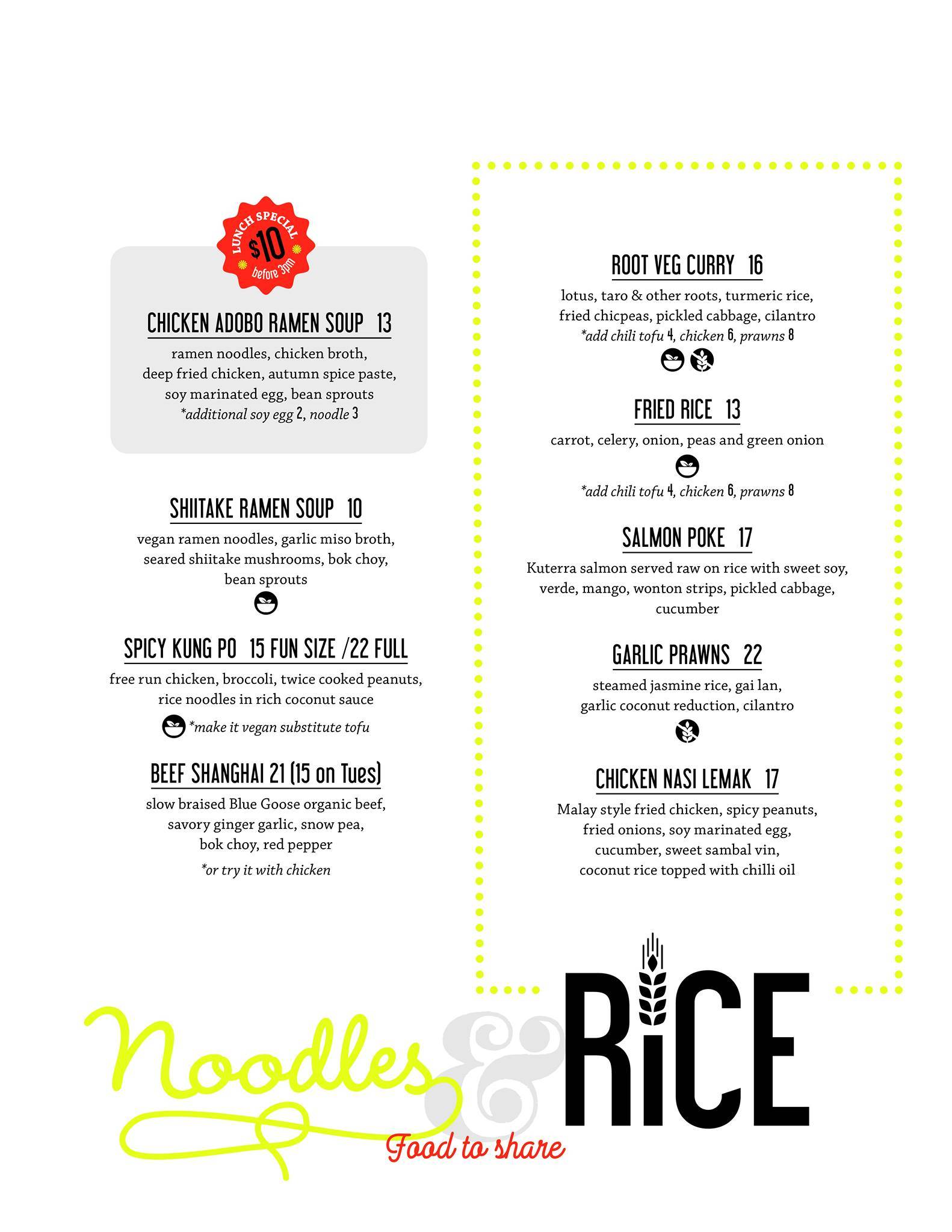 Wild Rice Market Bistro меню