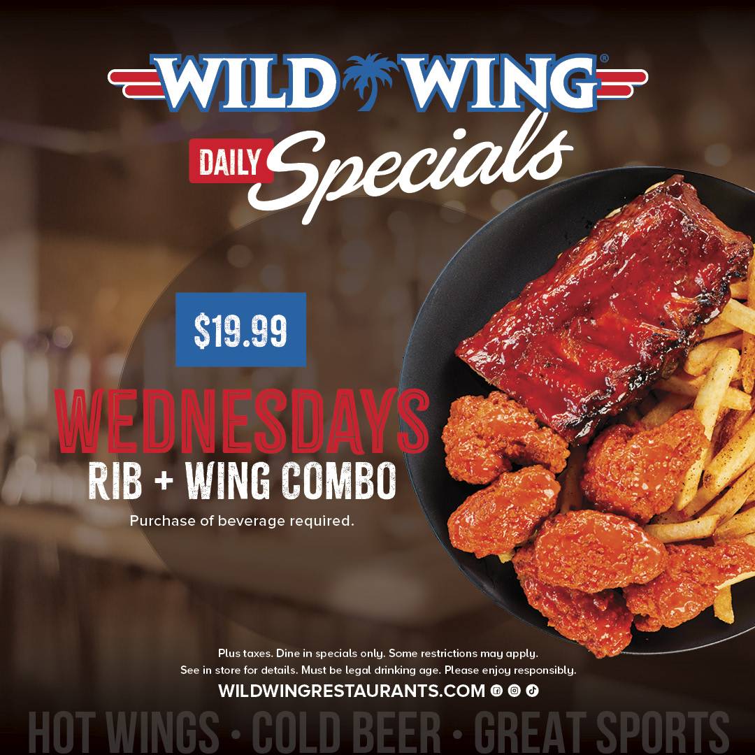 Wild Wing меню