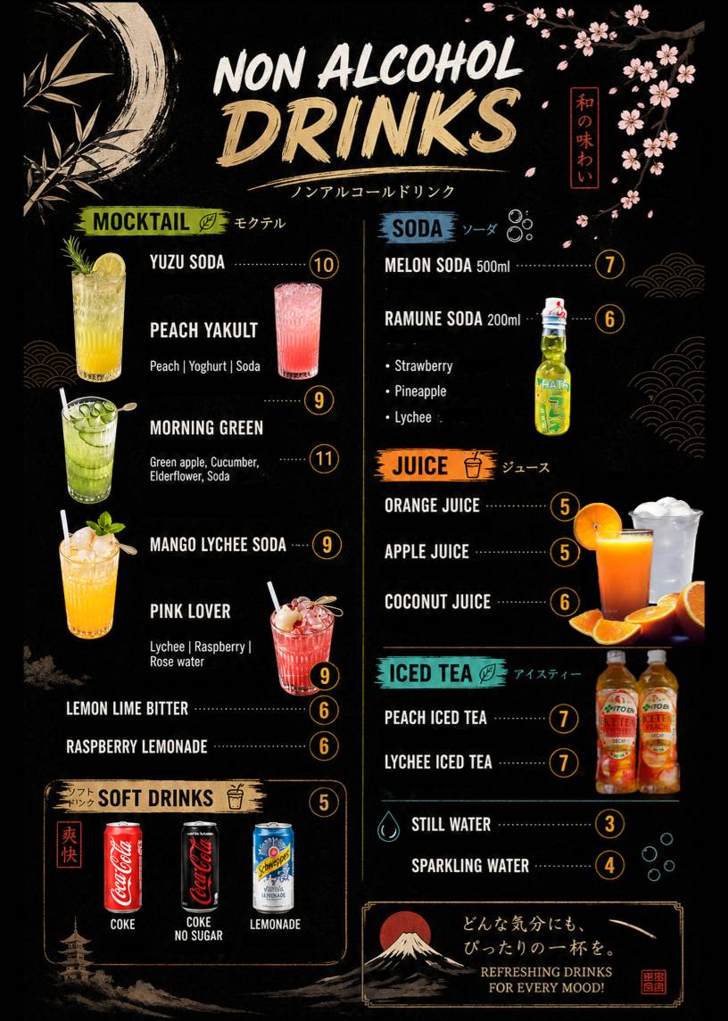 Merge Pan-Asian Yakitori Bar меню