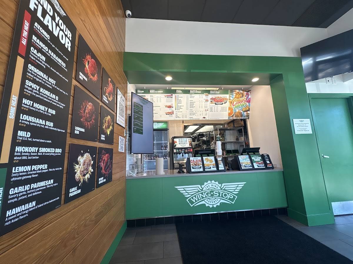 Wingstop меню